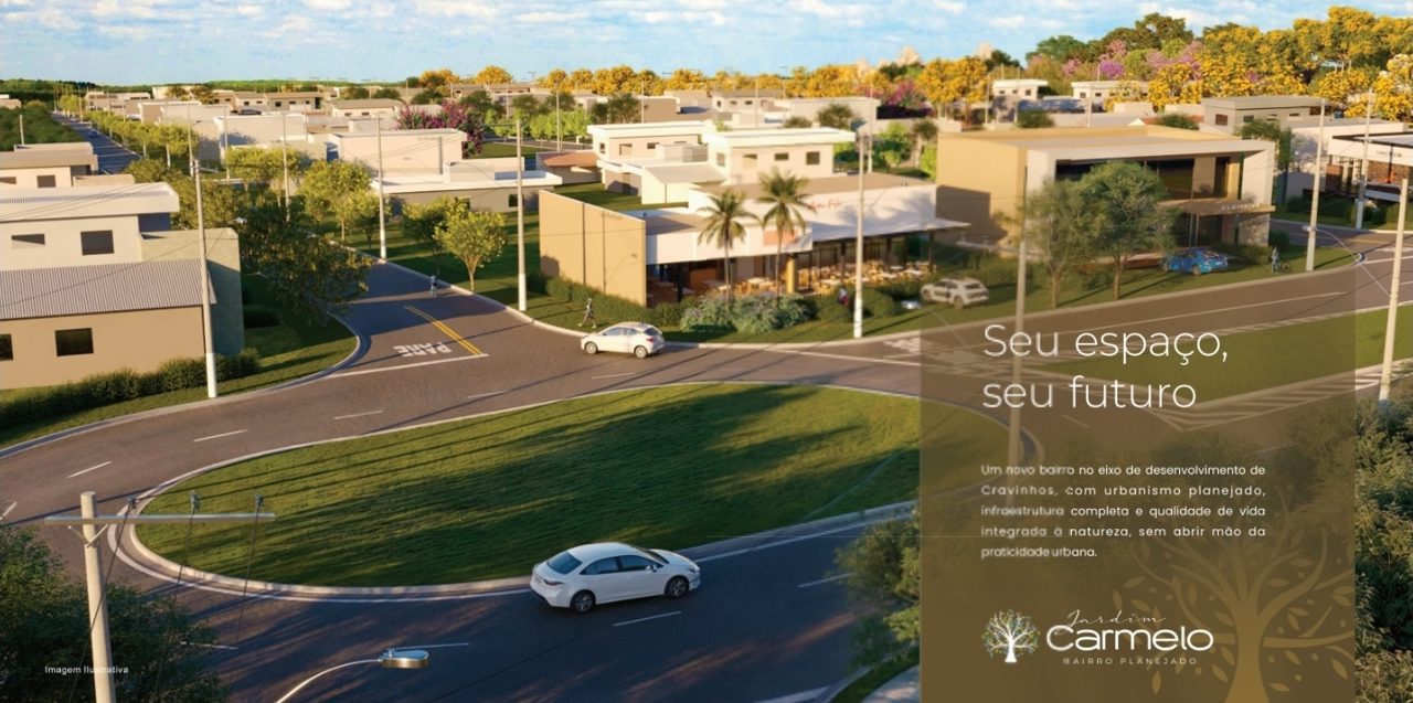 Terreno 300,00 m² no Jardim Carmelo, Cravinhos | Quadra 016, Lote 011 | Bairro planejado