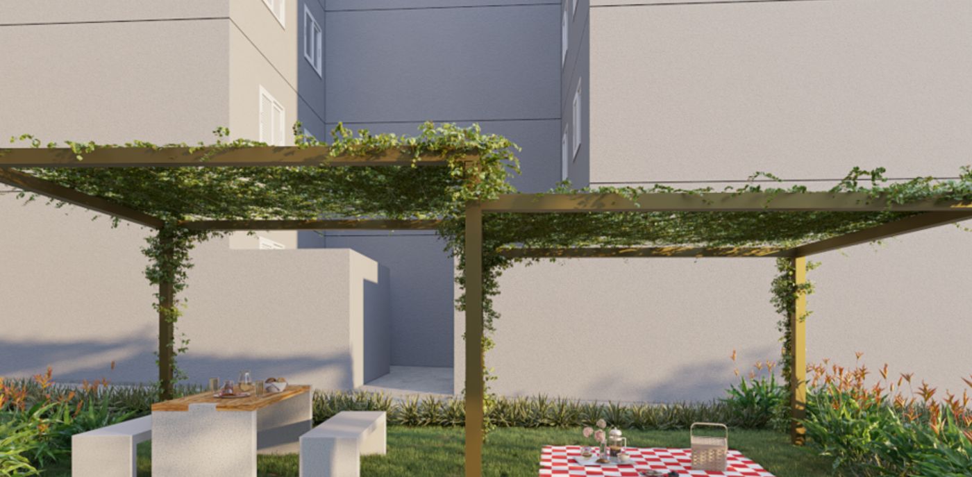 TopLife Los Angeles | Bloco Q, apartamento 21, 2 dormitórios, 39,21 m² | Planalto Verde