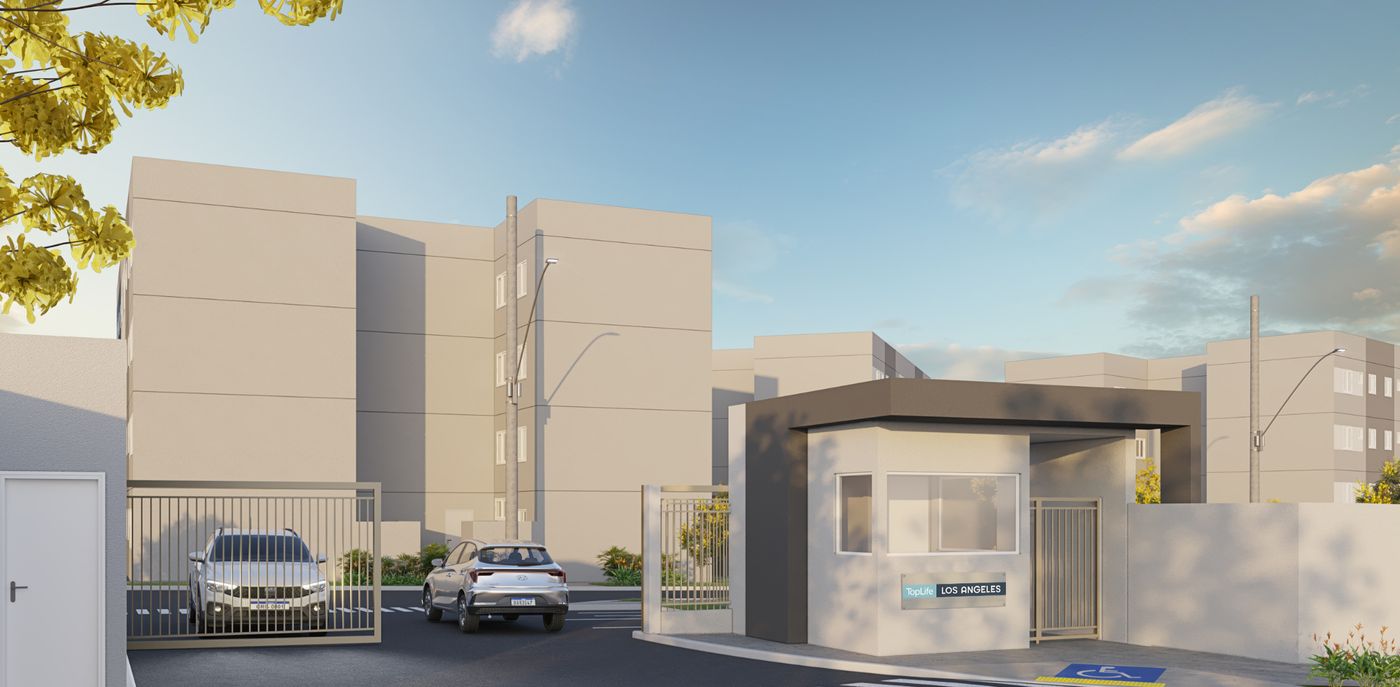 TopLife Los Angeles | Bloco Q, apartamento 32, 2 dormitórios, 39,21 m² | Planalto Verde