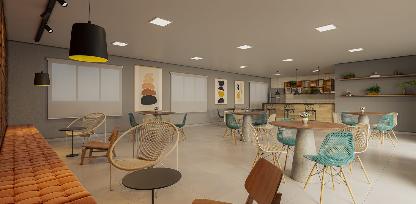 TopLife Nova Iorque | Bloco 24, apartamento 23, 2 dormitórios, 39,21 m² | Parque dos Lagos