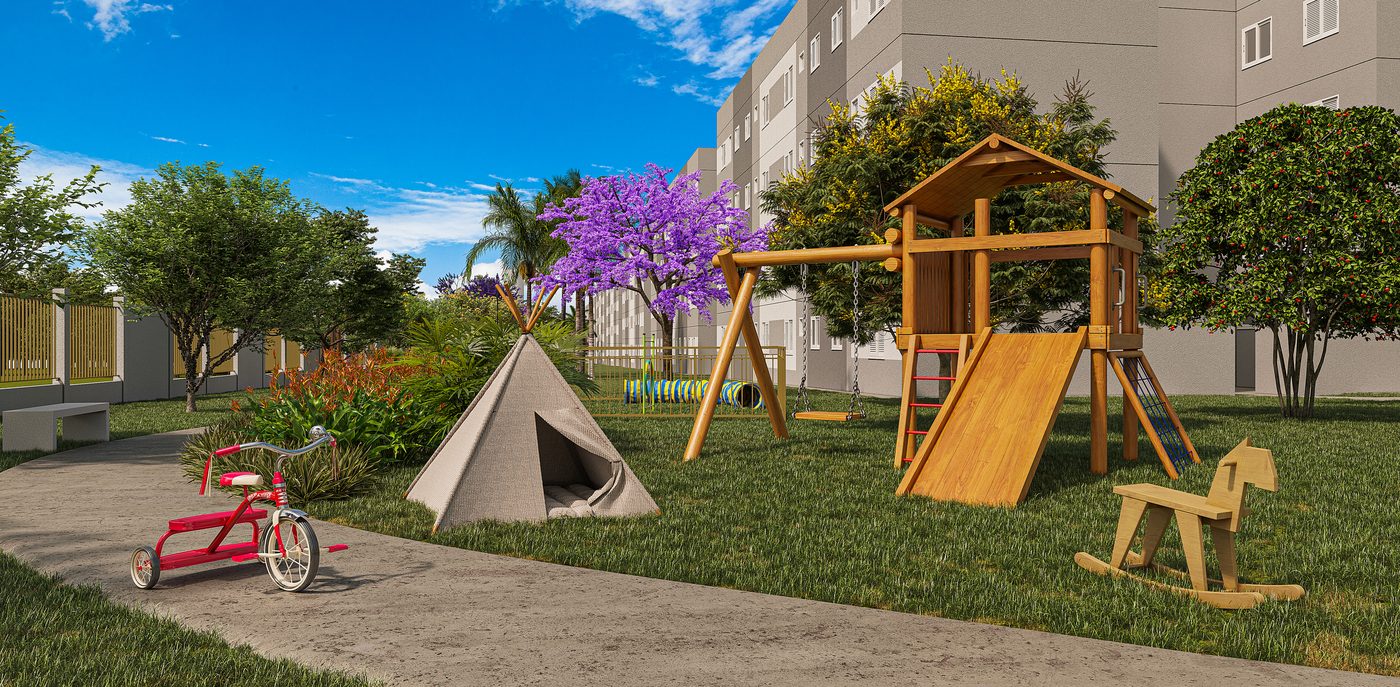 TopLife Nova Iorque | Bloco 20, apartamento 12, 2 dormitórios, 39,21 m² | Parque dos Lagos